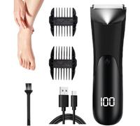 Men's Trimmer - Portable Beard Trimmer, Digital Display Intimate Shaver for Men with LED Lighting for Body, Face, Head and More