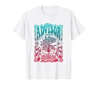Mens Trip Advisor - Trippy Threads: Vibrant Psychedelic T-Shirt T-Shirt