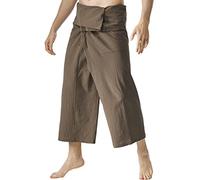 Mens Trousers, Men's Casual Loose Straight Leg Nine Point Thin Fall Feeling Wide Leg Summer Pants