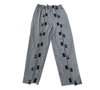 Mens Trousers Patient Care Trousers,Patient Pants,Full Open Post Pants,Post Pant for Home Care,Elderly,Fracture,Rehab(Man,Grey,M) (Dark Gray, L)