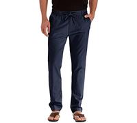 Men'S Trousers Smart Casual - Elasticated Waist Trousers For Men Breathable Pants Comfortable Drawstring Trouser Classic-Fit Pant Casual Stretch Chino Trouser Loose Fit Summer Pant