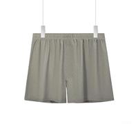 Men's Trunks Underwear - Ice Silk Thin Lightweight Stretchy Boxer Shorts for Sports, Homeswear & Daily Wear, Loose Fit for Comfort, 80% Polyamide + 20% Spandex, Youth and Adult Men(3XL Light Gray)