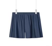 Men's Trunks Underwear - Ice Silk Thin Lightweight Stretchy Boxer Shorts for Sports, Homeswear & Daily Wear, Loose Fit for Comfort, 80% Polyamide + 20% Spandex, Youth and Adult Men(3XL Blue)