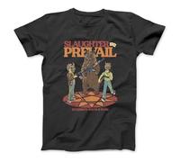 Mens Tshirt Crew Neck Sport Tops Short Sleeve Workwear Tee for Working Everyday Summer Slaughter to Prevail L