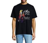 Men's Tshirts Alvin lee Simple Wild Short Sleeve Black