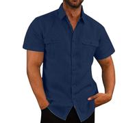 Mens Tshirts Holiday Shirts Red Blouses Mens Cotton Linen Blouses Rainbow Tshirts Adults Check White T Beach Shirts for Adults Fashion Spring Top