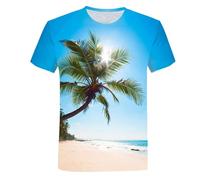 Mens Tshirts Plain Cotton Shirts Short Sleeve Casual Crew Neck T-Shirts Hipster Hip Hop Tees Smart Work Wear Business Sweats Basic Jersey (Sky Blue #27, M