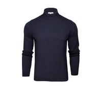 Mens Turtle Neck Jumper Xact Cotton Knitted Sweater Pullover Casual Warm