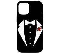 Mens Tuxedo Wedding or Party Suit Flower Case for iPhone 12/12 Pro