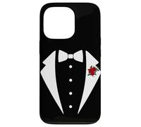 Mens Tuxedo Wedding or Party Suit Flower Case for iPhone 13 Pro