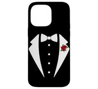 Mens Tuxedo Wedding or Party Suit Flower Case for iPhone 14 Pro Max