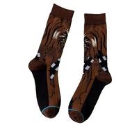 Mens TV Cinema Superhero Characters Novelty Socks One Size UK 6-11 EU 40-46 (Brown S/Wars Chewbacca)