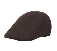 Mens Tweed Flat Cap, Adjustable Newsboy Beret Hat for Men Women Spring Autumn Winter, Classic Cotton Breathable Irish Cabbie Hats, Solid Color Beret for Golf, Fishing, Shooting, Walking & Hunting