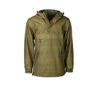 Mens Tweed Print Shooting Smock Waterproof Hunting Tweed Smock For Men Overhead Mesh Lined 2 Colours (as8, alpha, xx_l, regular, regular, Scampston)