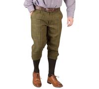 Men's Tweed Shooting Breeks Wool-Blend Fully Lined British Made Hunting Trousers Cropped Pants (UK, Numeric, 34, Regular, Regular, Heathland)