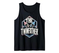 Mens Twin Dad THE TWINFAHTER Funny Twins Fathers Tank Top