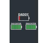 Mens Twins Twin Daughters Baby Party Birth Daughters Daddy: - Notebook Planner, moderate size 6x9 inch, Daily Organizer, 120 Pages