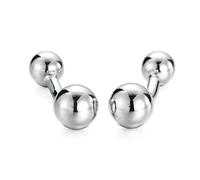 Men's Twist Knot Cufflinks, Gold & Silver-Tone, French Shirt Classic Design ,Antique Bronze Plated,One Size