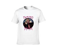 Men's Twisted Sister Stay Hungry Album Dee Snider Singer Glam Rock Cotton T Shirt White XL