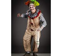 Mens Twisty The Clown Style Horror Costume (Medium (37-40" Chest))