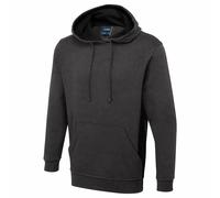 Uneek UC517 Two Tone Hooded Sweatshirt Charcoal/Black XL Colour: Charc XL