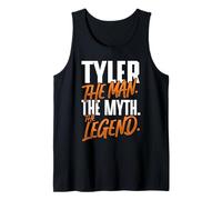 Mens Tyler Personalized Name The Man The Myth The Legend Tank Top