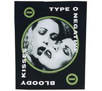 Men's Type O Negative Bloody Kisses Back Patch Black, One Size, Black/White/Green, One size