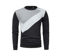 Men's Ugly Christmas Sweatshirts Ugly Xmas Sweatshirt Adults Unisex Sweater Christmas Jumper Winter Work Sweatshirt Cotton Casual Pullover Sweaters Top Elf Outfits (Dark Gray,M)