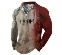 Mens Ugly Halloween Pumpkin Bat Shirts Printed Button Down Casual Short Sleeve Horror Ghost Themed Hawaiian Shirt Graphic Teess Zombie Halloween Costume Adult (White, S)