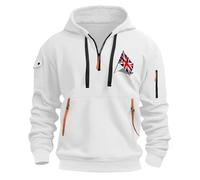 Men's UK England Flag Style Stylish Loose Fit Drawstring Pockets Hoodie Hooded Hood Sweatshirts Printed Zip-Up Hoodie Long Sleeve Casual Comfortable Polyester Lightweight Trendy Streetwear Jacket