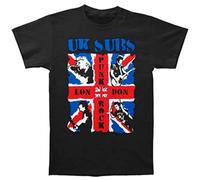 Men's UK Subs London Punk Rock T Shirt Black XL