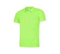 Uneek UC125 Mens Ultra Cool Polo 140GSM Electric Green 2XL Colour: Ele 2XL