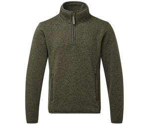 Mens Ultra Warm Fleece Lined 1/4 Zip Sweater Pullover Hardwearing Zip Pockets