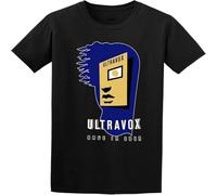 Men's Ultravox Rage in Eden Tshirt Print Tees Short Sleeve O Neck Black XXL