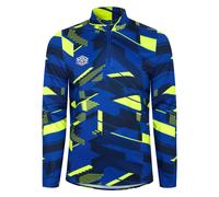 Men's Umbro Premier Graphic Warm Up Mid Layer Top in Blue