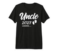 Mens Uncle 2027 Loading Future New Uncle Pregnancy Announcement Premium T-Shirt