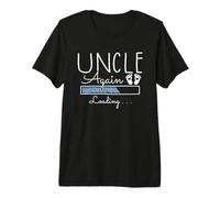 Mens Uncle Again Est 2027 Uncle Second Pregnancy Announcement Premium T-Shirt