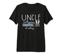 Mens Uncle Again Est 2027 Uncle Second Pregnancy Announcement Premium T-Shirt