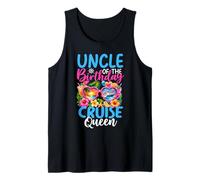 Mens Uncle of The Birthday Cruise Queen Vacation Celebration Tank Top