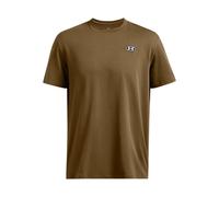 Men's Under Armour Heavyweight Left Chest Patch Short Sleeve T-Shirt in Brown