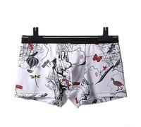 Men's Underwear, 3-Pack Boxers Briefs with Pouch Design, Breathable Ice Silk Fabric, Soft Stretch Comfort Fit, for Men(XXXL Red)