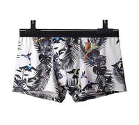 Men's Underwear, 3-Pack Boxers Briefs with Pouch Design, Breathable Ice Silk Fabric, Soft Stretch Comfort Fit, for Men(XL Orange)