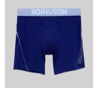 Men's Underwear, 3-Pack Ice Silk Arrow Pants with Lengthened Leg, Breathable Quick-Drying Fabric for Sports and All-Season Wear(L Blue)