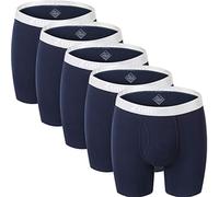 Mens Underwear Bamboo Big and Tall Long Leg Boxer Briefs Men Pack M L XL XXL 3XL, 5-multi, 3XL big Tall