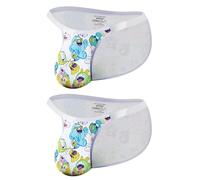Men's Underwear Boxer Brief 1/2/3 PCS Men Underwear Briefs Funny Cartoon Print Men's Panties Low Waist Man Sexy Bikini Briefs Assorted Colors(2MP2992-WH,XL)