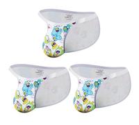 Men's Underwear Boxer Brief 1/2/3 PCS Men Underwear Briefs Funny Cartoon Print Men's Panties Low Waist Man Sexy Bikini Briefs Assorted Colors(3MP2992-WH,M)