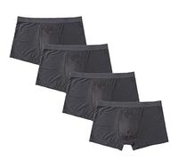 Men's Underwear Boxer Brief 4pcs/Lot Men Panties Male Underpants Man Pack Shorts Boxers Underwear Slip Calzoncillos Hole Large Size 5XL6XL7XL Assorted Colors(4grey,3XS)