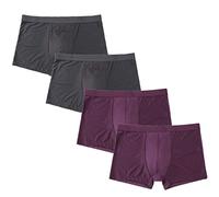 Men's Underwear Boxer Brief 4pcs/Lot Men Panties Male Underpants Man Pack Shorts Boxers Underwear Slip Calzoncillos Hole Large Size 5XL6XL7XL Assorted Colors(E,3XS)