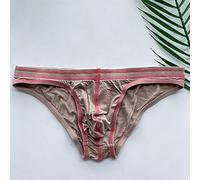 Men's Underwear Boxer Brief Men Boxer Brief Briefs Low Waist Sexy Male Panties Solid Color Underwear Soft Knickers Comfortable Boxer Brief Shorts Underpants Assorted Colors(A2,M)