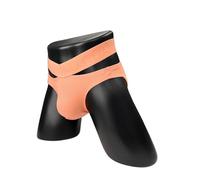 Men's Underwear Boxer Brief Men's Underwear Men Sexy Briefs Jockstrap Pouch Cuecas Man Cotton Panties Thongs Bikini Underpants Slip Srting Assorted Colors(AD795-Orange,Sky blue)